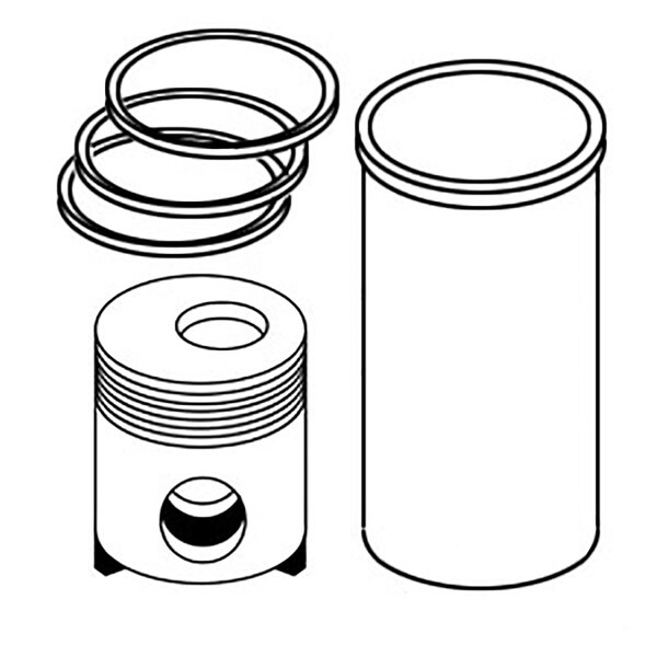 Aftermarket 040 Piston Liner Kit Fits Ford New Holland Tractor 2N 8N 9N BIFF103 SK099 - main